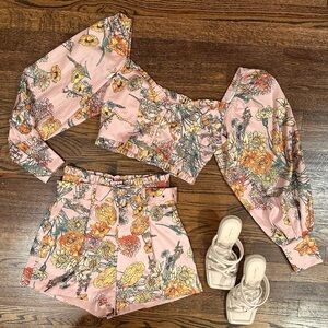 Two Piece Floral Set